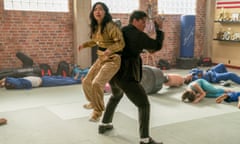 Awkwafina and John Cena in Jackpot!.