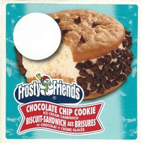 Frosty Friends Chocolate Chip Cookie Sandwich, Ice Cream Truck Decal/Sticker | eBay