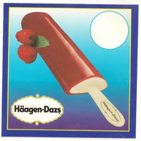 Haagen-Dazs Raspberry Ice Cream Bar, Ice Cream Truck Decal/Sticker | eBay