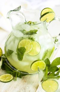 This classic mojito recipe is easy and refreshing! A fresh citrusy mint and lime cocktail is the perfect party drink to enjoy on the deck with friends! This can be made non-alcoholic too!