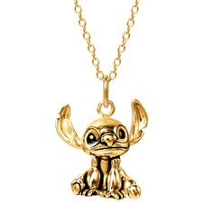 Celebrate your love for Disney with the Disney Women's Stitch 3D Pendant Necklace. This 18" necklace features a 3D pendant of Stitch, beautifully crafted in 18kt yellow gold flash-plated sterling silver. Officially licensed, this piece adds a whimsical touch to any ensemble. Gold Dipped Rose, Stitch Necklace, 3d Pendant, Yellow Gold Jewelry, Disney Ladies, Accessories Jewelry Necklace, Copper Necklace, Silver Plated Necklace, Pearl Pendant Necklace