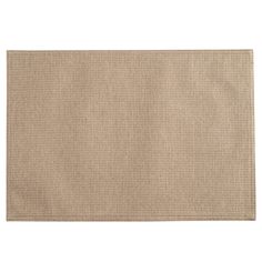 a beige place mat on a white background