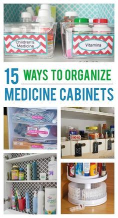 the top ten ways to organize medicine cabinets