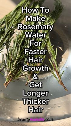 Please don’t make rosemary water for hair growth if you don’t want to grow longer and thicker hair! Rosemary Water Benefits, Rosemary Hair Rinse, Rosemary For Hair, Longer Thicker Hair, Rosemary Hair, Rosemary Water, Hair Growth Tonic, Homemade Hair Treatments, Healthy Natural Hair Growth