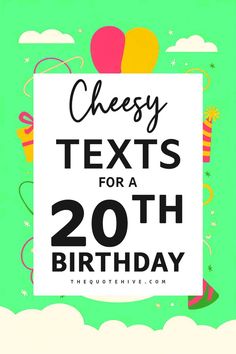 Make the milestone special with these 20th birthday quotes, featuring fun Quotes For 20th Birthday and bold 20th Birthday Captions.