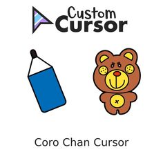 an image of a teddy bear with a blue pen and the words custom cussonr