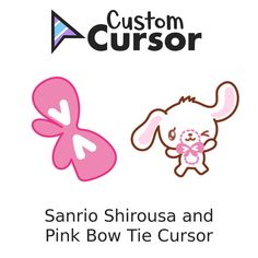 Shirousa is one of the adorable twin bunny characters from Sanrio’s Sugarbunnies universe. A fanart cursor with Sanrio’s Shirousa and his signature pink bow tie would bring an extra dos... Custom Cursor is #1 for cursors!