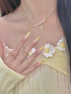 Nail Swag, Asian Nails, Really Cute Nails, Pretty Gel Nails, Soft Nails, Jelly Nails, Kawaii Nails, Elegant Nails, Stylish Nails Art