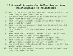 Friendship Shadow Work, Shadow Work Friendship, Journal Prompts For Friendship, Relationship Reflection Questions, 2024 Growth, Journaling Thoughts