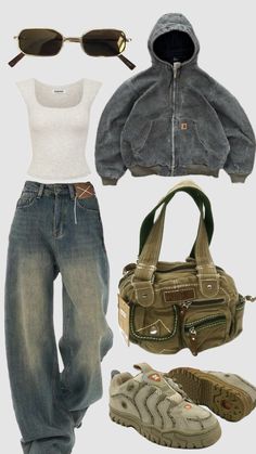 Populaire Outfits, Downtown Outfits, Tomboy Style Outfits, Outfit Look, Simple Trendy Outfits, Swaggy Outfits, Mode Inspo, Tomboy Fashion