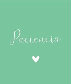 a green background with the word pagienia written in cursive writing and a white heart