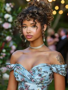 Explore Curly Prom Hairstyles for All Lengths – Simple to Elegant Options Special Occasion Hairstyles Curly Hair, Natural Curl Formal Hairstyles, Short Curly Hairstyles For Homecoming, Easy Hairstyles For Medium Hair Half Up Half Down Wedding, Short Curly Fancy Hairstyles, Short Curly Hairstyles Formal, Black Formal Hairstyles, Short Curly Wedding Hairstyles, All Up Hairstyles