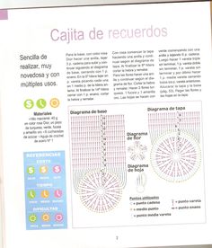 an article in spanish describing how to use the crochet pattern for umbrellas