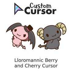 an image of two cartoon animals with the words custom cussonr