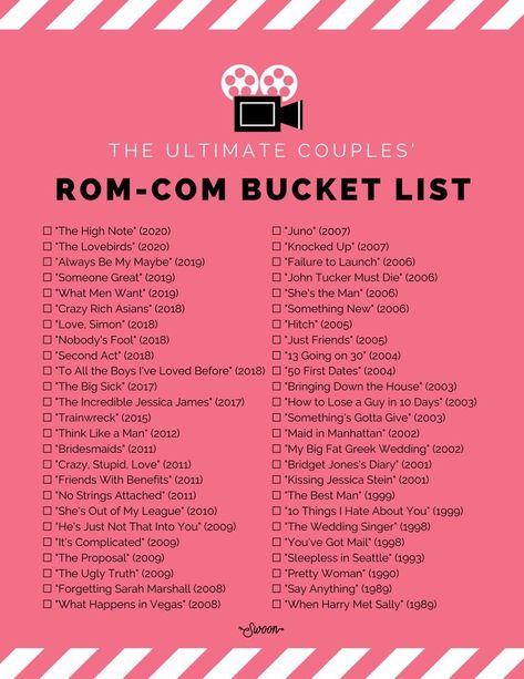 Rom Com Movies List, Movie Bucket List, Must Watch Netflix Movies, Bucket List Movie, Netflix Movie List, Girls Night Movies, Romcom Movies, Summer Movies, Netflix Shows To Watch