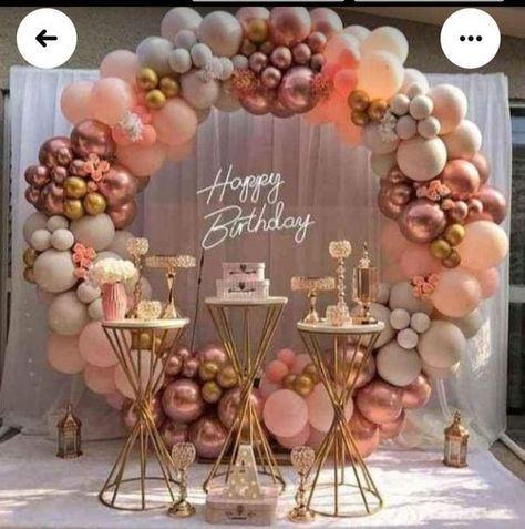 Beautiful Birthday Party Decorations Surprise Birthday Decorations, Birthday Decorations At Home, 18th Birthday Decorations, Penanda Buku, Simple Birthday Decorations, 21st Birthday Decorations, Party Setup, Kraf Diy, Birthday Party Theme Decorations