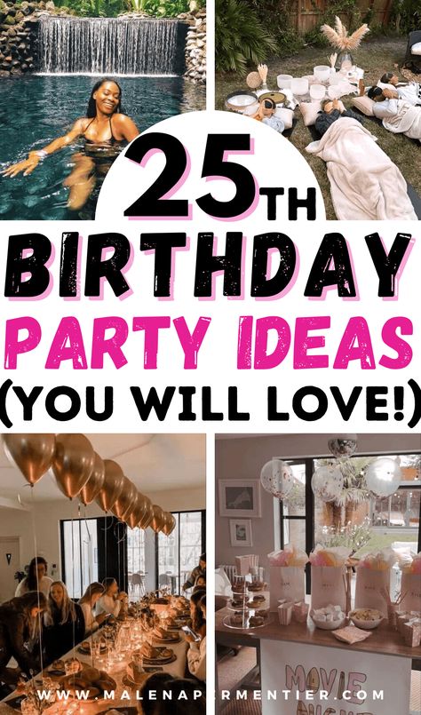 25 Best 25th Birthday Ideas For An Unforgettable Day 18th Birthday Backyard Party Ideas, Girls 18th Birthday Party Ideas, 29 Birthday Party Ideas For Women, Girls 18th Birthday Ideas, 18th Birthday Party Themes Decoration, 18th Birthday Party Theme Ideas, 18th Birthday Decorations At Home, 18th Birthday Party Ideas Activities, 18th Birthday Party Ideas At Home