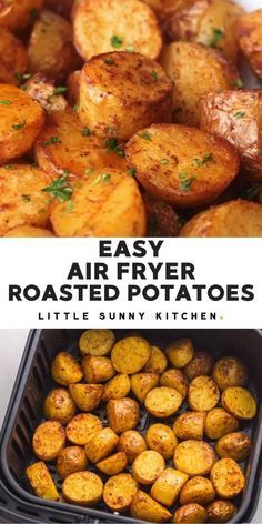 Air Fryer Roasted Potatoes, Airfryer Recept, Smores Dessert, Air Fryer Cooking Times, Air Fried Food, Air Fyer Recipes, Air Fryer Oven Recipes, Air Fry Recipes, Air Frier Recipes