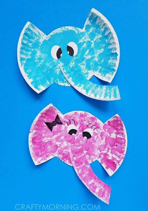 Crafts For Toddlers, Zoo Crafts, Zoo Animal Crafts, Circus Crafts, Maluchy Montessori, Easy Toddler Crafts, Elephant Crafts, Paper Plate Crafts For Kids, Toddler Arts And Crafts