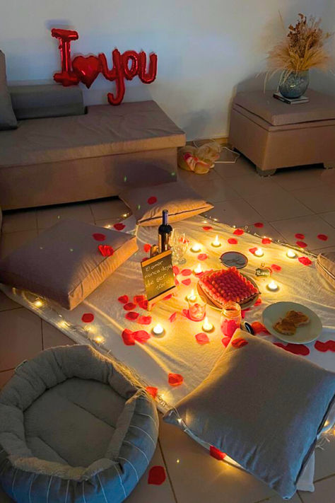 Couples Romantic Bedroom Ideas
#RomanticBedroom #BedroomDecor #BedroomIdeas #NightDate #Dates #Bed #Romance #BedroomDesigns #DateNight #CandleNights #PartyNight #SurpriseBedroom Vday Date At Home, Valentines Indoor Picnic, Romantic Living Room Date Night Ideas, Date Night Setup At Home, Indoor Valentines Date, Date Night Set Up, Valentine’s Day Home Date, Intimate Date Night Ideas At Home, Valentine Picnic Ideas For Couples