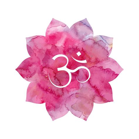 Most Powerful Mantra, Yoga Flowers, Om Symbol Art, Yoga Artwork, Powerful Mantras, Om Sign, Hindu Symbols, Om Art, Spiritual Reality