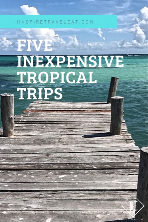 Mexico, Tropical Places To Travel On A Budget, Cheapest Carribean Vacations, Vacation Places Tropical, Tropical Vacation Ideas, Tropical Places To Travel, Cheap Tropical Destinations, Affordable Tropical Vacations, Cheap Island Vacations