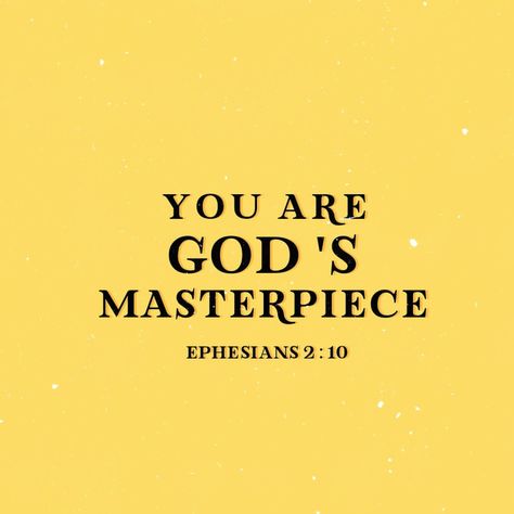 Confident Words, Gods Masterpiece, Yellow Quotes, God's Masterpiece, Yellow Words, Scripture Wallpaper, Iphone Wallpaper Yellow, Yellow Aesthetic Pastel, Church Camp