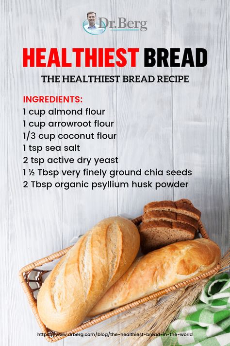 Healthiest Bread, Healthy Bread Recipes, Paleo Bread, Dr Berg, Almond Flour Recipes, Healthy Bread, Vegan Bread, Low Carb Bread, Keto Bread