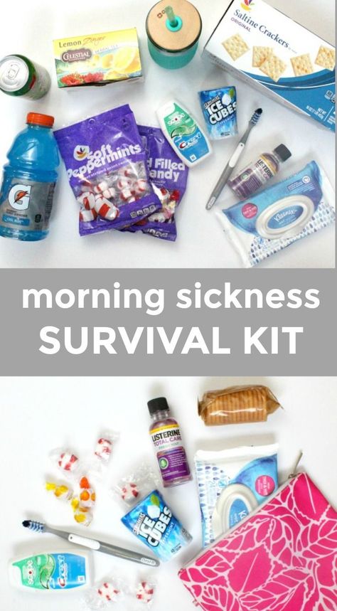 Pregnancy Survival Kit, Pregnancy Care Package, Pregnancy Morning Sickness, Morning Sickness Relief, Sickness Remedies, Morning Sickness Remedies, Nausea Pregnancy, Postpartum Care Kit, How To Help Nausea