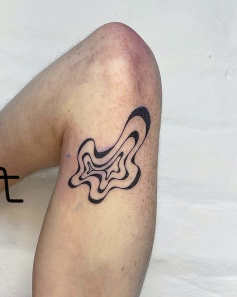 Abstract Shape Tattoo, Abstract Shapes Tattoo, Organic Shape Tattoo, Squiggly Tattoo, Marble Tattoo Design, Ripple Tattoo, Fluid Tattoo Design, Wavy Tattoo Design, Wavy Tattoo