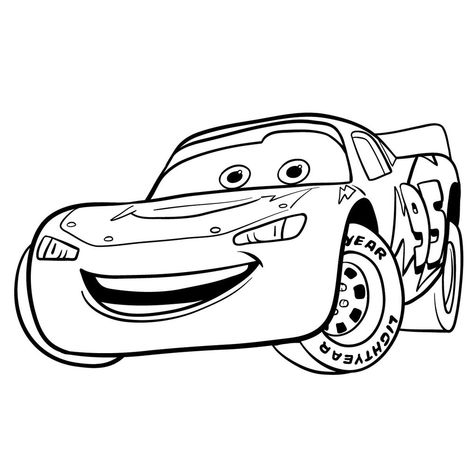 Lightening Mcqueen Drawing Easy, Cars Cartoon Drawing, Lightning Mcqueen Silhouette, Drawing Of Lightning Mcqueen, Lighting Mcqueen Coloring Pages, Lighting Mcqueen Sketch, Cars Movie Drawing Easy, Lightning Mcqueen Doodle, Lightening Mcqueen Painting