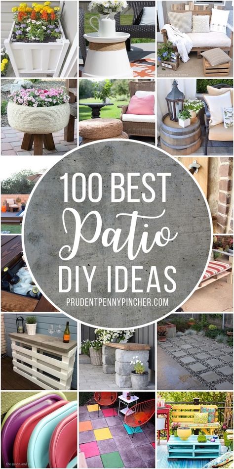 Give your patio a makeover on a budget with these DIY patio decorating ideas.  From small patio ideas to large backyard patio ideas, there are plenty of patio ideas to choose from. Fences On A Budget, Patio Diy Ideas, Large Backyard Patio, Diy Outdoor Patio Ideas, Diy Patio Ideas, Small Patio Ideas, Pool Deck Decorations, Outdoor Patio Ideas Backyards, Backyard Patio Ideas