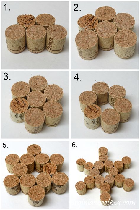 Wine Cork Snowflake, Wine Cork Crafts Christmas, Wine Cork Christmas Tree, Cork Crafts Christmas, Cork Christmas Trees, Wine Cork Wreath, Cork Crafts Diy, Wine Cork Projects, Wine Cork Ornaments