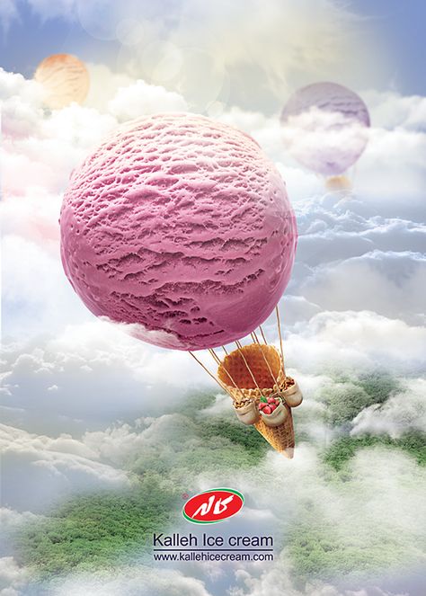 Kalleh Ice Creams ArtWorks on Behance Ice Cream Campaign Ideas, Creative Ice Cream Ads, Ice Cream Artwork, Ice Cream Ads Creative, Ice Cream Creative Ads, Ice Cream Ads, Ice Cream Creative, Posters Conception Graphique, Ice Cream Poster