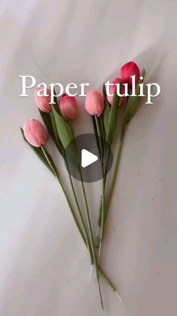 Paper Bouquet Diy, Christmas Minecraft, Beautiful Tulips, Easter Decorations Ideas, Paper Craft Tutorials, Paper Flowers Wedding, Paper Bouquet, Easter Decorations Kids, Ideas For Easter Decorations