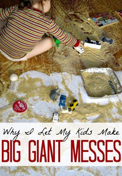 Do you let your kids make a mess? Letting your kids make a mess indoors can actually lower stress levels. Calm Home, Kids Mess, Family Tips, Kid Projects, Maybe Someday, Projects For Kids, Helpful Hints, Craft Projects, Parenting