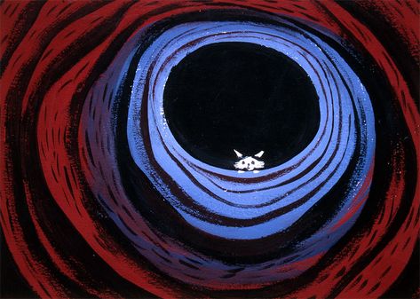 Down the rabbit hole | From the great blog - cartoonmodern.b… | Flickr Mary Blair, Disney Concept Art, Concept Art Disney, Mary Blair Art, Hole Drawing, Classic Disney Movies, Mid Century Illustration, Disney Sketches, The Rabbit Hole