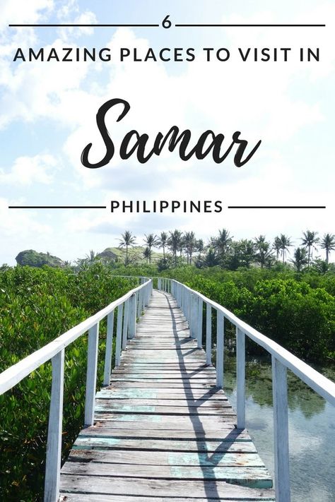 Samar is definitively an off-the-beaten-path destination. Lots of adventure awaits you as well as breath-taking scenery. #philippines #travel #adventure Samar Philippines, Track Inspiration, Fort Santiago, Travel Philippines, Amazing Places To Visit, Nepal Travel, Travel Globe, Singapore Travel, Southeast Asia Travel