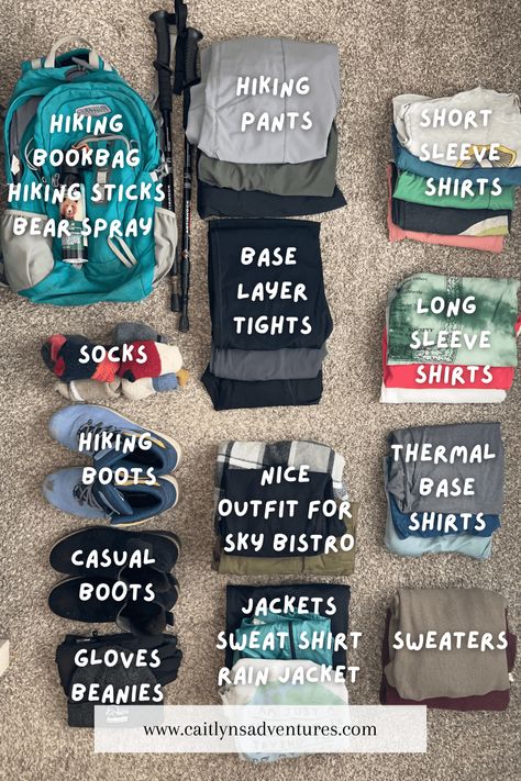 Visiting Banff in the Fall Months – the Ultimate Packing List Hunting Trip Packing List, Mountain Trip Packing List Summer, Back Country Camping Packing List, Cute Fall Camping Outfits, Packing List For Hiking Vacation, What To Pack For A Two Day Trip, Banff Packing List Fall, Mountain Getaway Outfit Fall, Canadian Fall Outfits