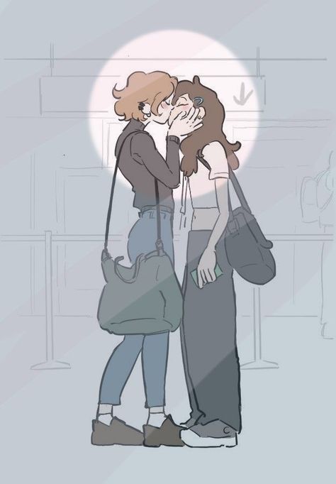 Výtvarné Reference, Lesbian Art, Lgbt Art, Queer Art, Cute Lesbian Couples, Fete Anime, Couple Drawings, Gay Art, Sketchbook Art Inspiration