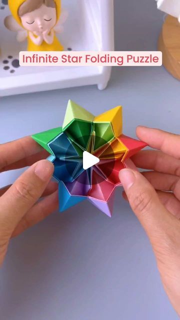 Origami Folds, Rainbow Origami, Origami For Kids, Idea Craft, Origami Tutorials, Crafts Homemade, Origami Techniques, Origami Diagrams, Origami For Beginners