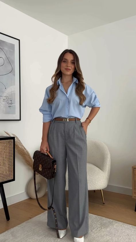 Elegantes Outfit Damen, Rok Outfit, Interview Outfits Women, Casual Work Outfits Women, Outfit Elegantes, Mode Instagram, Professional Outfits Women, Looks Pinterest, Corporate Attire