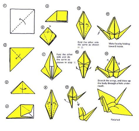 Paper Crane Instructions Paper Crane Instructions, Origami Crane Tutorial, Paper Crane Mobile, 1000 Paper Cranes, Origami Paper Crane, Origami Cranes, Origami Patterns, Instruções Origami, Origami Jewelry