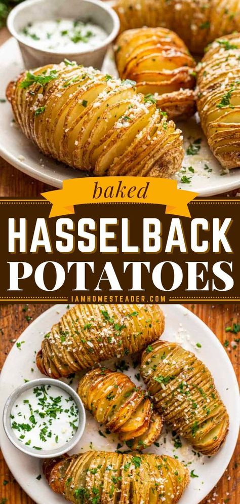 baked chicken sandwich, twice baking potato, baking bean ground beef, baking recipes, dinner recipes, bake chicken wings, baked dinner recipes, baking dinner recipes healthy, baked chicken thighs, easy dinner recipes, baked chicken recipes ovens, dinner ideas, baked chicken recipes healthy, baked chicken sandwich recipes, steak recipes Hassel Back Potatoes, Best Potato Recipes, Hasselback Potatoes, Easy Potato Recipes, Potato Recipes Side Dishes, Potato Sides, Potato Side Dishes, Russet Potatoes, Potato Dishes