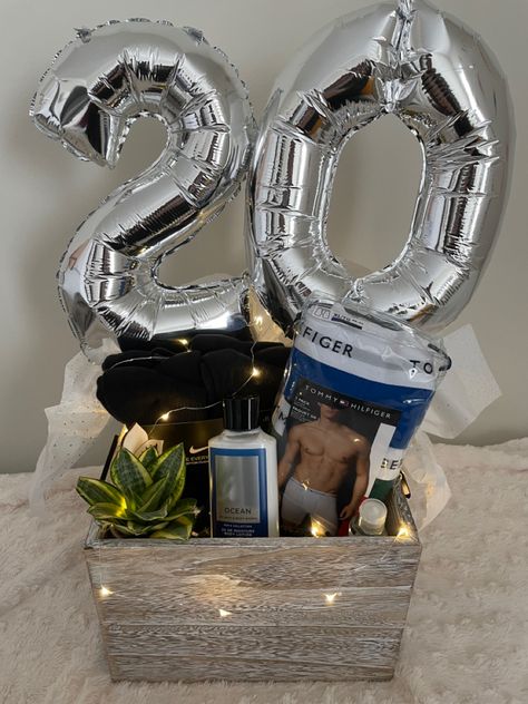 What To Get For Your Boyfriend Birthday, Birthday Gifts For Boyfriend 20th, 20th Birthday Presents For Him, Bf 20th Birthday Gifts, 20th Birthday Boyfriend Ideas, Boyfriend Birthday Hamper, 20th Birthday Ideas Boyfriends, 20 Birthday Boyfriend, 20 Birthday Gifts For Boyfriend