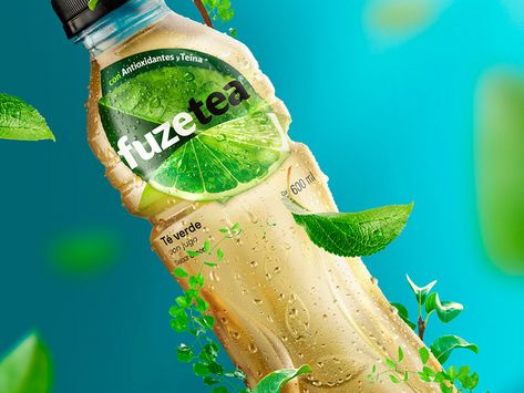 Fuze tea Poster 02: Poster development for Fuze Tea (Coca-Cola Company) Beverage Campaign, Fuze Tea, Tea Poster, March Themes, Beverage Photography, Tea Logo, Tea Packaging Design, Juice Packaging, Graphic Design Website