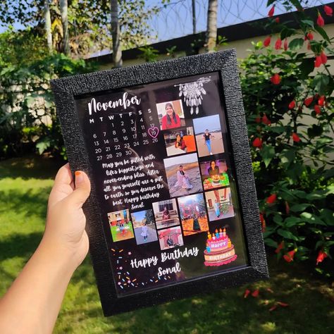 Our trending photo frames 💖 WhatsApp 9679727880 to place your orders ✨ #photoframes #photoframeideas #memorablegift #gifting #birthday #anniversary #birthdaygift #photoframe Birthday Card With Photo, Happy Birthday Cards Diy, Diy Photo Book, Anniversary Frame, Personalised Gifts Diy, Birthday Photo Frame, Diy Birthday Gifts For Friends, Birthday Gifts For Boyfriend Diy, Birthday Gift Photo