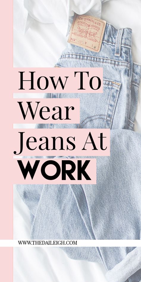 Denim Pants Work Outfit, Gray Jeans Outfit Fall Work, Light Coloured Jeans Outfit, How To Dress Up Denim Jeans, Business Casual Women Outfits Jeans, Plus Size Jeans Work Outfit, What To Wear To Work Today Casual, Friday Work Outfit Summer Jeans, Ways To Wear Jeans Outfits