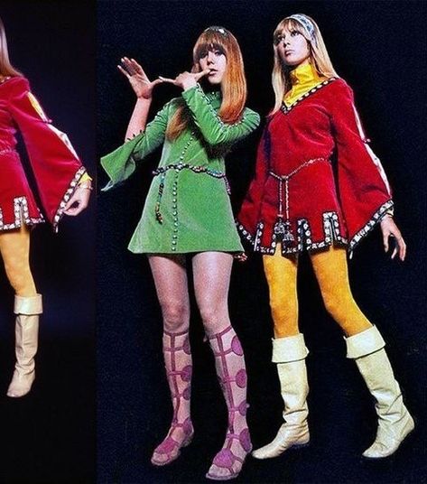 (14) 1970s в Tumblr The Fool Band, 1960s Fashion Mini Skirt, Tumblr, Mid Century Medieval Revival, The Fool 60s, Mid Century Medieval Fashion, Womens 60s Outfits, 70s Edwardian Revival, 1970s Medieval Revival