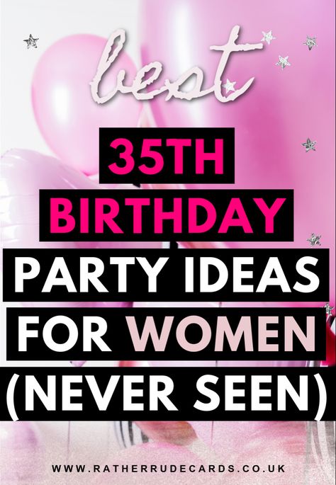 DIY creative 35th birthday party ideas for her 34th Birthday Decoration Ideas, Surprise Birthday Party Ideas For Women, 34 Bday Party Ideas, 33 Birthday Party Ideas Women, Birthday Ideas For 34 Year Old Woman, 33 Years Old Birthday Party Ideas Women, 34 Th Birthday Ideas, 37 Year Old Birthday Ideas, 34th Birthday Themes For Women